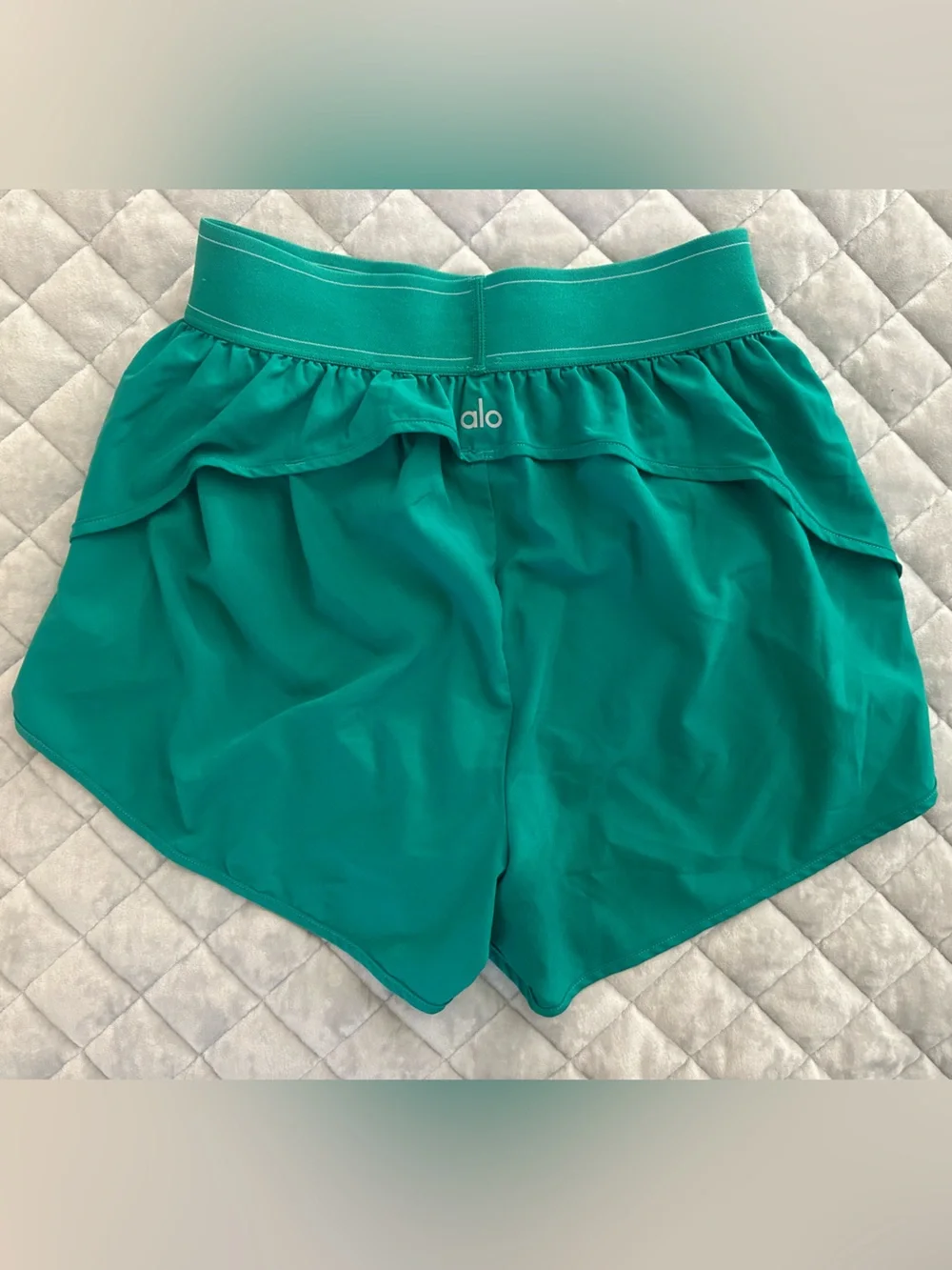 Alo Match Point Shorts Spruce Green